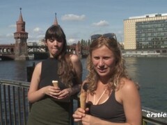 US Tourist Girls having fun and filming themselves in Germany! Thumb