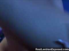 RealLesbianExposed - Horny babes make each other's pussy flow Thumb