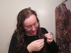 Hair Journal: Combing Long Curly Strawberry Blonde Hair - Week 2 (ASMR) Thumb