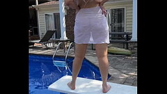 Sexy Dance on Diving Board Sheer Skirt Thumb