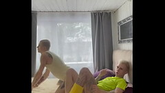 Stepfather fucked his stepson and his sexy friend, cumming in their holes Thumb