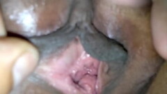 Accidental sex with friend'_s wife while he is at work, The creamiest Panty Fuck Thumb