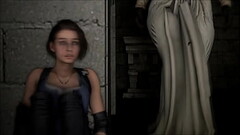Resident Evil (Village/Remake) ENF CMNF MMD: Lady Dimitrescu finds Jill Valentine and rips off all her clothes showing her big tits, pussy and ass, but she remains naked too | bit.ly/3YB7Epy Thumb