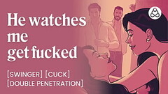 Fucked in front of my husband at a swingers club [porn for women] - EROTIC ASMR AUDIO PORN Thumb