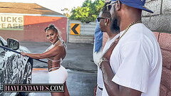 Hayley Davies - Got Blacked as Payment By 2 BBC Car Wash Owners Thumb