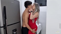 Colombian Milf fucks her Husband'_s Son and leaves his Ass full of milk- Monique Fuentes &amp_ Danner Mendez Thumb