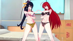 Rias Gremory and Akeno asking me something | HS DXD NTR Madness 2 | Watch Full 1hr Movie on Sheer &amp_ PTRN: Fantasyking3 Thumb