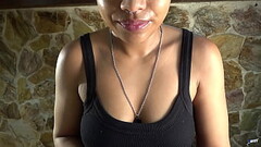 She love put all her face on my hairy balls and cock. Blowjob POV enjoying the view of her big tits Thumb