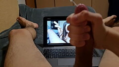 CUMMING HARD WHILE I'_M WATCHING A PORN Thumb