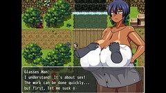 Tanned Girl Natsuki [ HENTAI Game ] Ep.3 a naked bath feels so good after talking to the perverted villagers ! Thumb