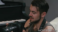 Hardcore anal threesome with black stud and latin jock Thumb