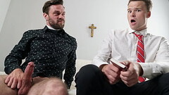 Catholic Boy Brent North Gets Fucked by The Priest for His Sins - Fatherfucks Thumb