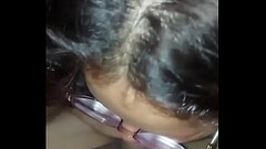 Mamada deliciosa de la chica caliente de lentes Thumb