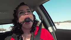 Driving around while ball gagged Thumb