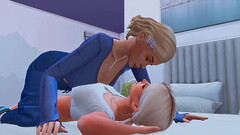 futanari stepmom arranged hard anal sex for a straight stepdaughter sims me hentai animation Thumb