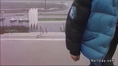 Two young studs suck and anal fuck in the dance studio Thumb