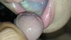 My wife sucking my friend, deep throat and eating cum, my wife'_s best friend Thumb
