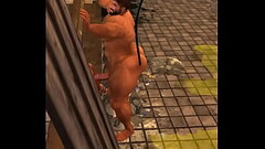 amazing hunk cam heyward gets off in Euro sex club Thumb