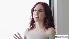 Redhead lesbian seducing and facesitting small tits neighbor Thumb