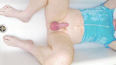 Panties off and golden shower Thumb