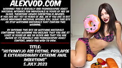 Hotkinkyjo ass fisting, prolapse &amp_ extraordinary extreme anal insertions Thumb