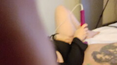 My Milf masturbating whilst thinking of a nice big cock fucking me as I fuck her...inbox if you are local and have a nice cock. Thumb