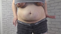 BBW big boobed cheating wife Milky Mari again bring back to home a huge creampie inside her hairy pussy! Thumb