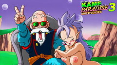 Kame Paradise 3 - West Supreme Kai gets saved by Roshi'_s huge cock Thumb