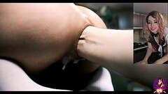 Anal Fisting with Long Dildo Lost In my Ass - Deep Anal Extreme Thumb