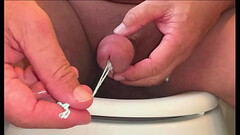 Tampon stuffed into my cock Thumb