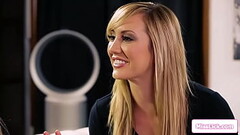 Busty lesbian enjoys stepfamily fantasy Thumb