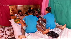 Lucky guy fucking two teens and two guys foursome fucks     ...Hanif and Popy khatun and Mst sumona and Manik Mia Thumb