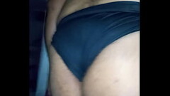 Guy wearing sexy black panties Thumb