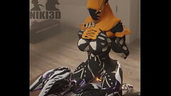 Valkyr and Wisp Warframes banging on the bed Thumb