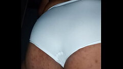 Guy wearing wives new panties Thumb