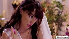 Busty ts Izzy Wilde fucks boss in 3some Thumb