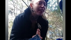 Jessica giving me a bj outside Thumb