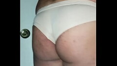 Husband loves wearing wives pink panties Thumb