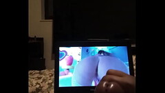 Masterbating to girl butt Thumb