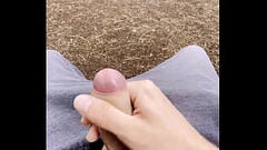 Almost caught jerking off outdoors on a bench Thumb