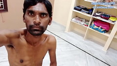 Rajeshplayboy993 home tour, masturbating his big cock, showing ass and cumming in the bathroom Thumb