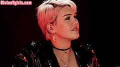 Shemale ladies in threesome get anal fuck and suck a cock Thumb