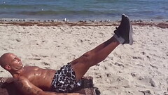 G T S GYM TAN SEX THE BEST ABS IN PORN THE JERSEY SHORE PORN STAR THE ITALIAN POUND MACHINE WORKING OUT AT BEACH Thumb