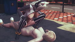 Futanari Hentai 3D Uncensored - Omura hardsex at the street - Japanese Asian Manga Anime Film Game Porn Thumb