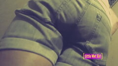 Desperate pissing in shorts and panties - Trailer Thumb