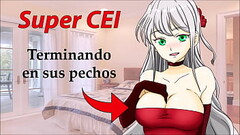 SUPER CEI HENTAI en espa&ntilde_ol. Limpiando el semen de sus pechos. Thumb