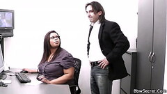 He caught fucking with big tits secretary Thumb