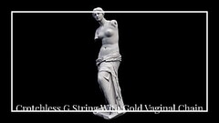 Gorgeous - Gold Vagina Jewelry with Nude Goddess Lovers Thumb