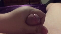 Nice sloppy hand job with POV finish from real Amateur wife Thumb