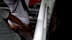 bitch slut wife in mini dress getting fucked on the brigde Thumb